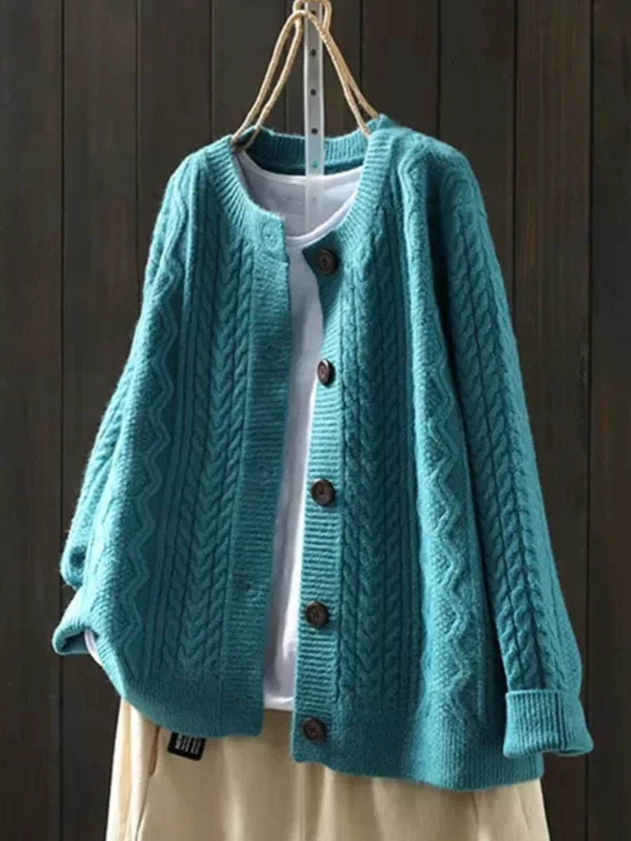 Lorenza™ - Strickjacke mit Kabelmuster