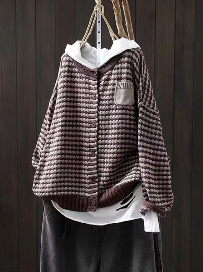 Seliora™ - Strukturierter Strick-Cardigan