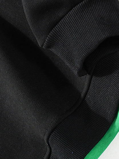 Rundhals-Sweatshirt für sitzende Locker-Styles