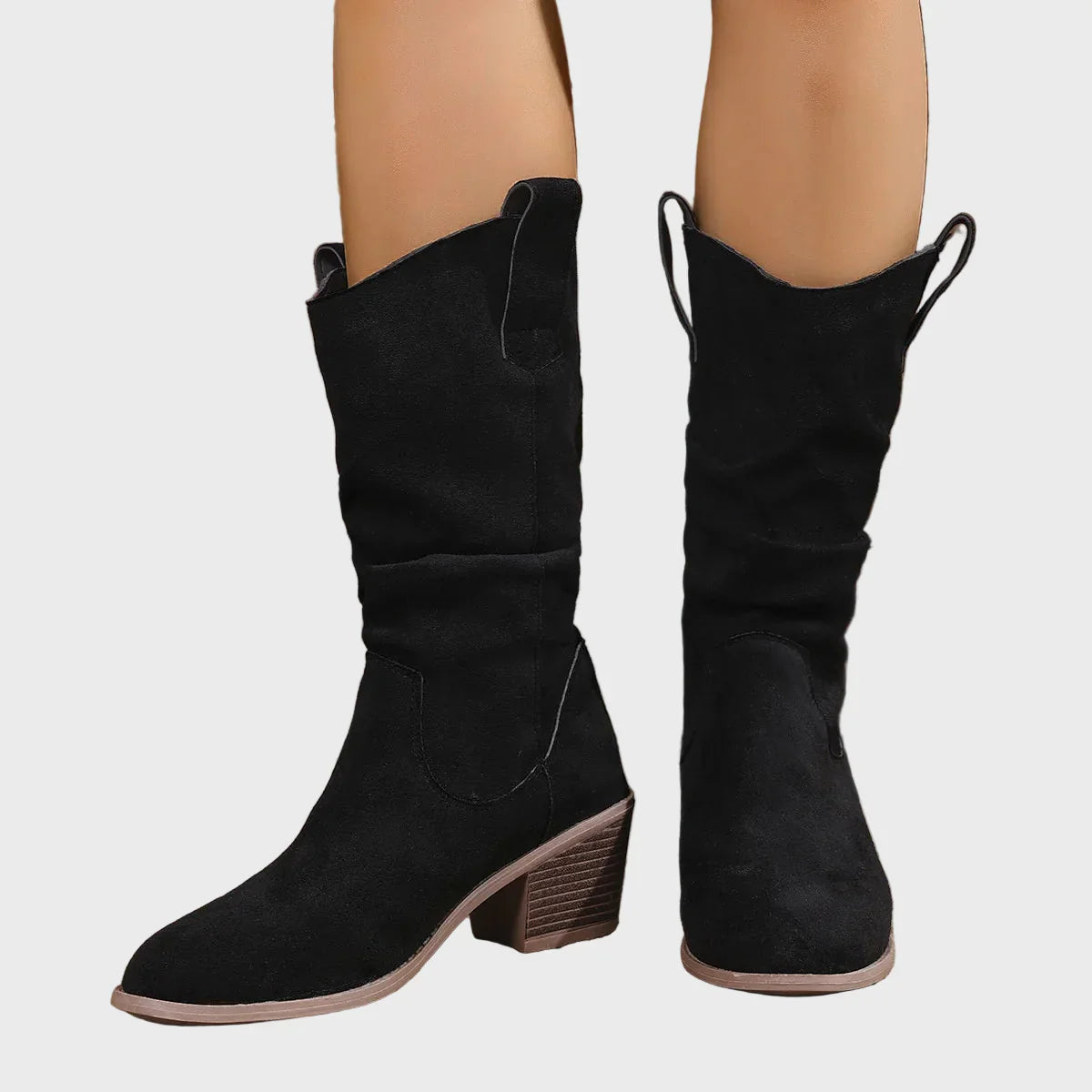 Jade | Cowboy-Stiefel mit mittlerem Absatz