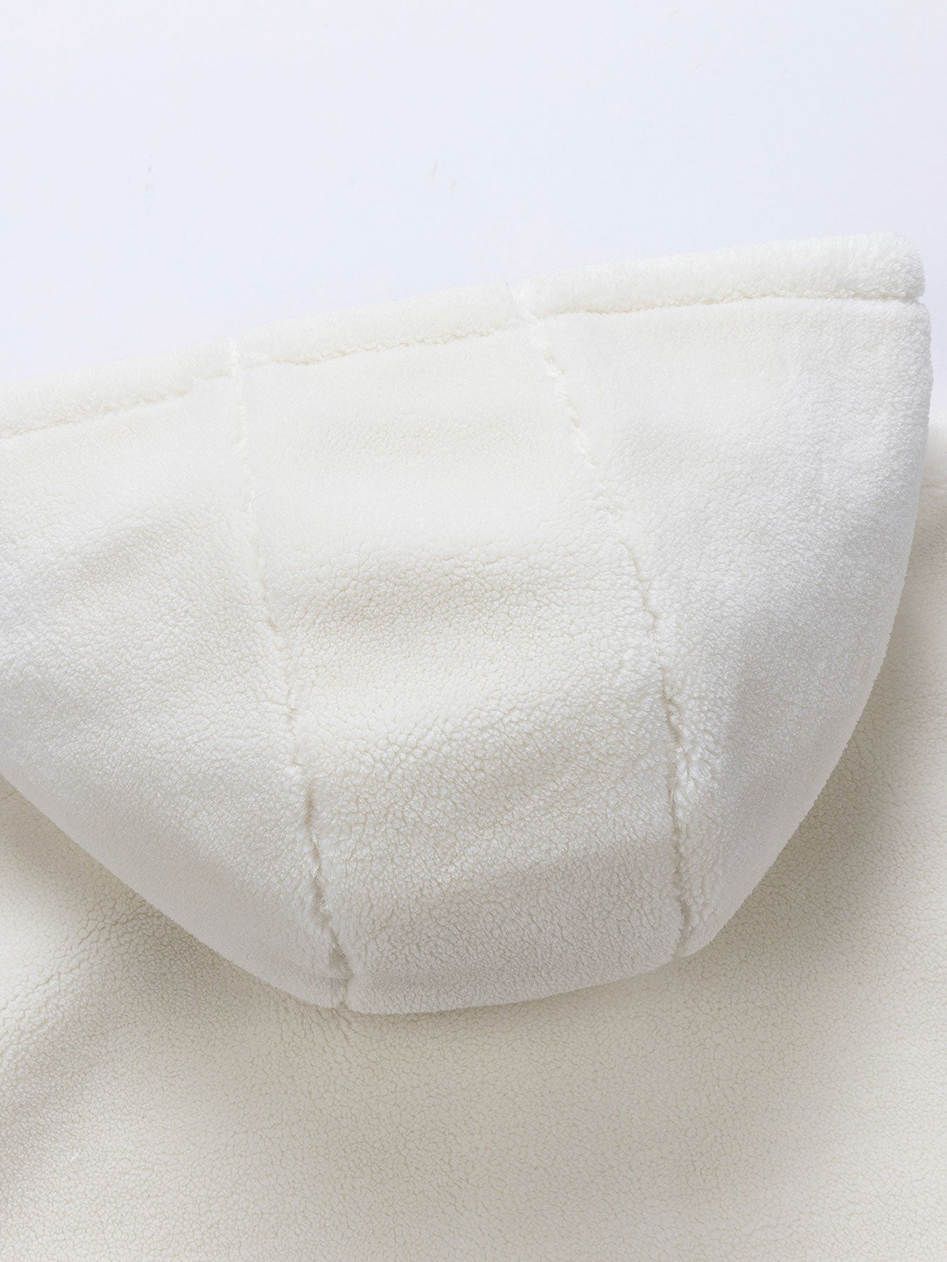 Teddy Corduroy Wendbare Kapuzenjacke