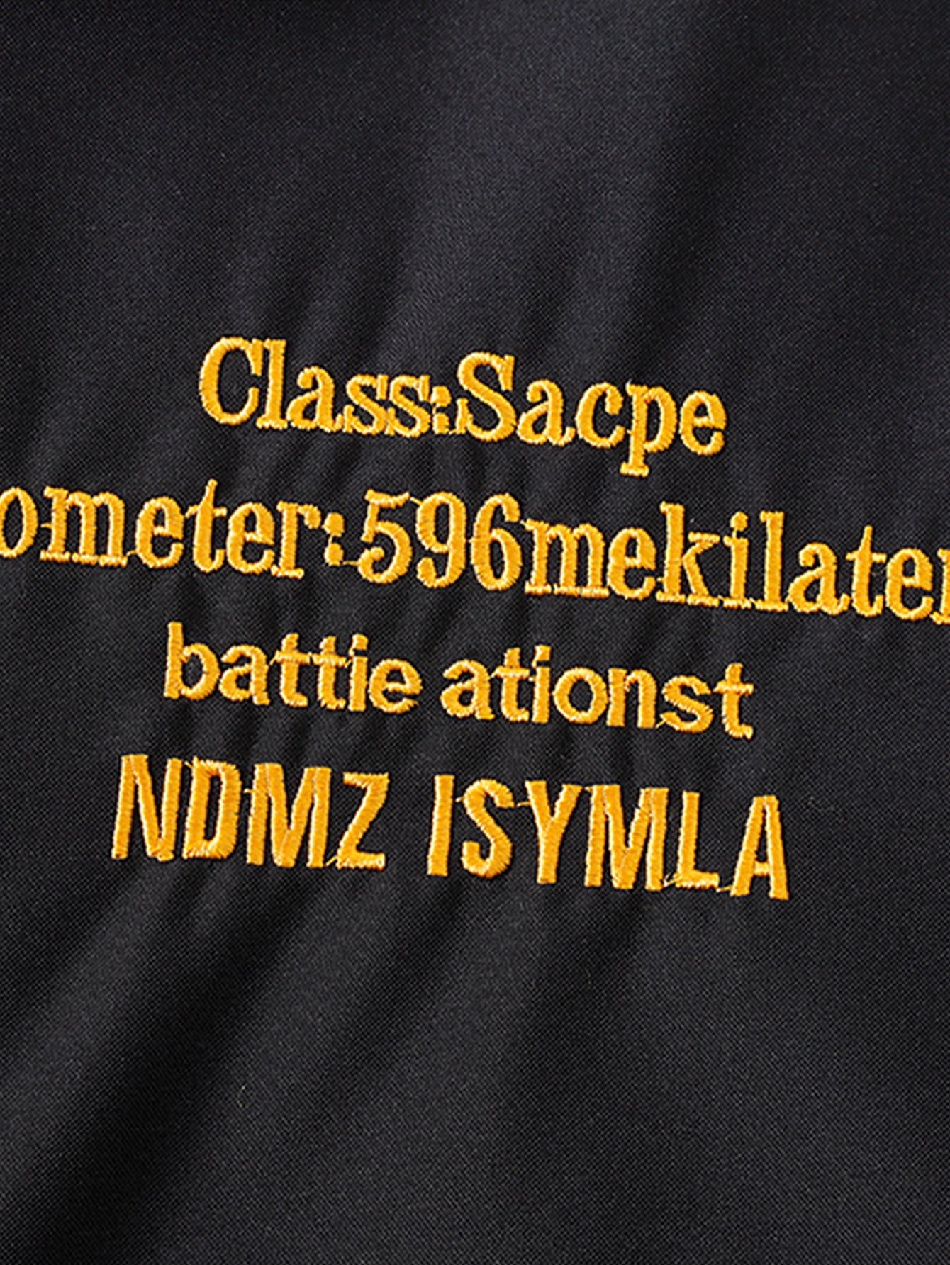 Baseballjacke im Locker-Schnitt mit kontrastierender Stickerei