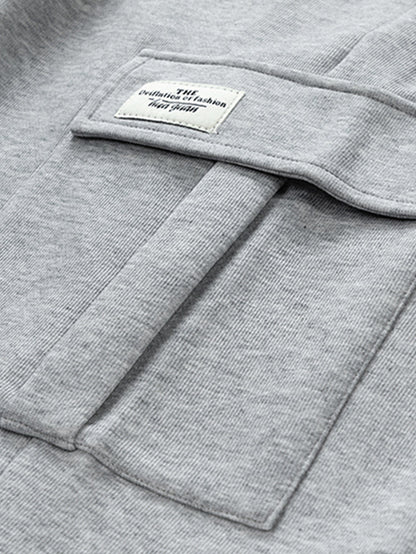 Bequeme gerade Jersey Cargo-Hose mit entspannter Passform