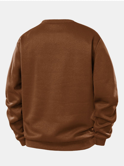 "Teddy Fleece Gefüttertes Sweatshirt" could be rewritten as "Gemütliches Teddy-Fleece Sweatshirt mit Futter".