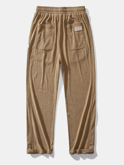 Bequeme Kontrast-Corduroy Poloshirts mit Kragen und gerade geschnittene Corduroy-Hosen