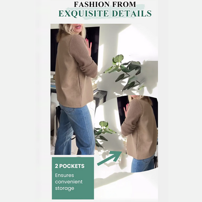 Alesia – Damen Casual Button Blazer