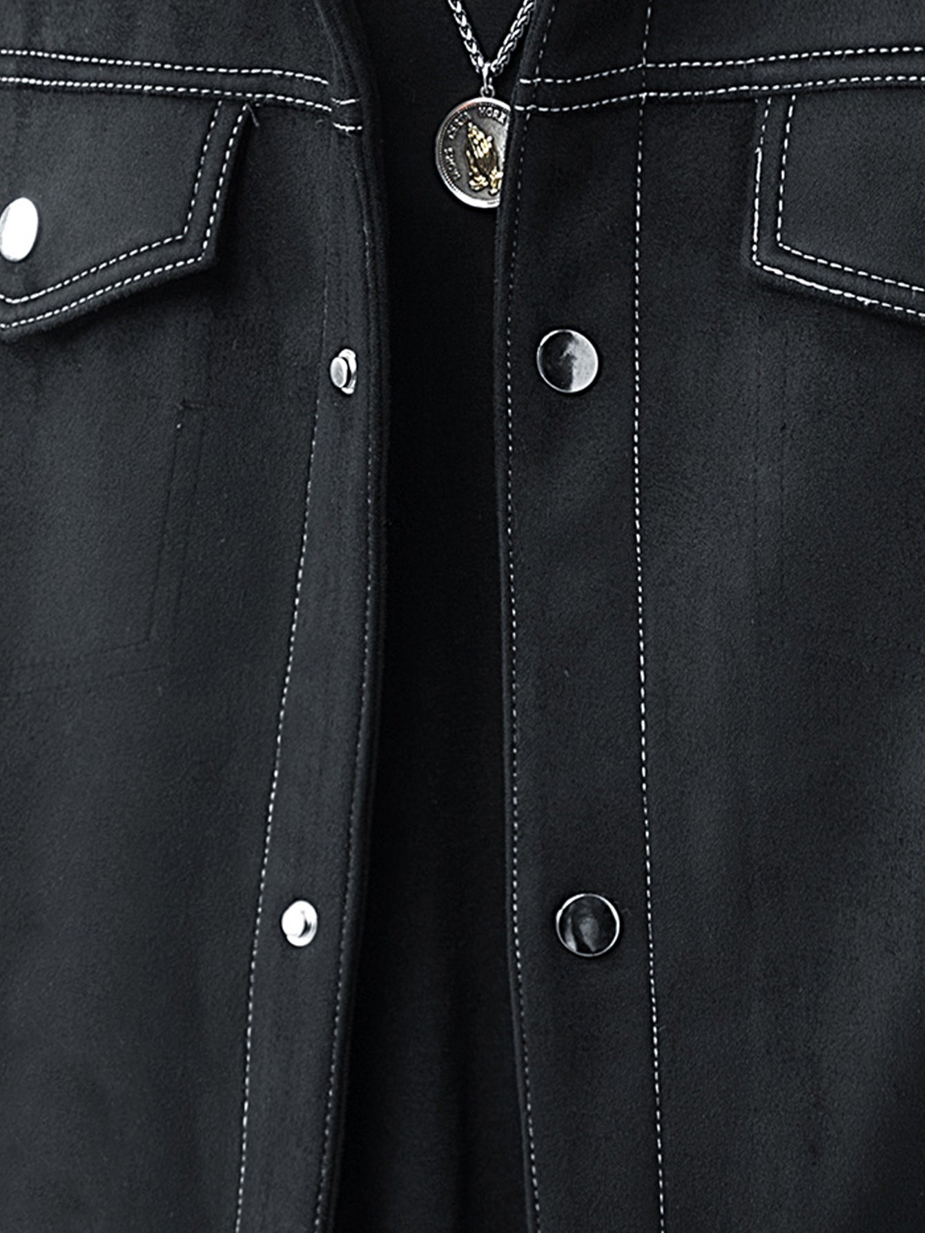 Wildlederjacke mit kuscheligem Teddyfutter