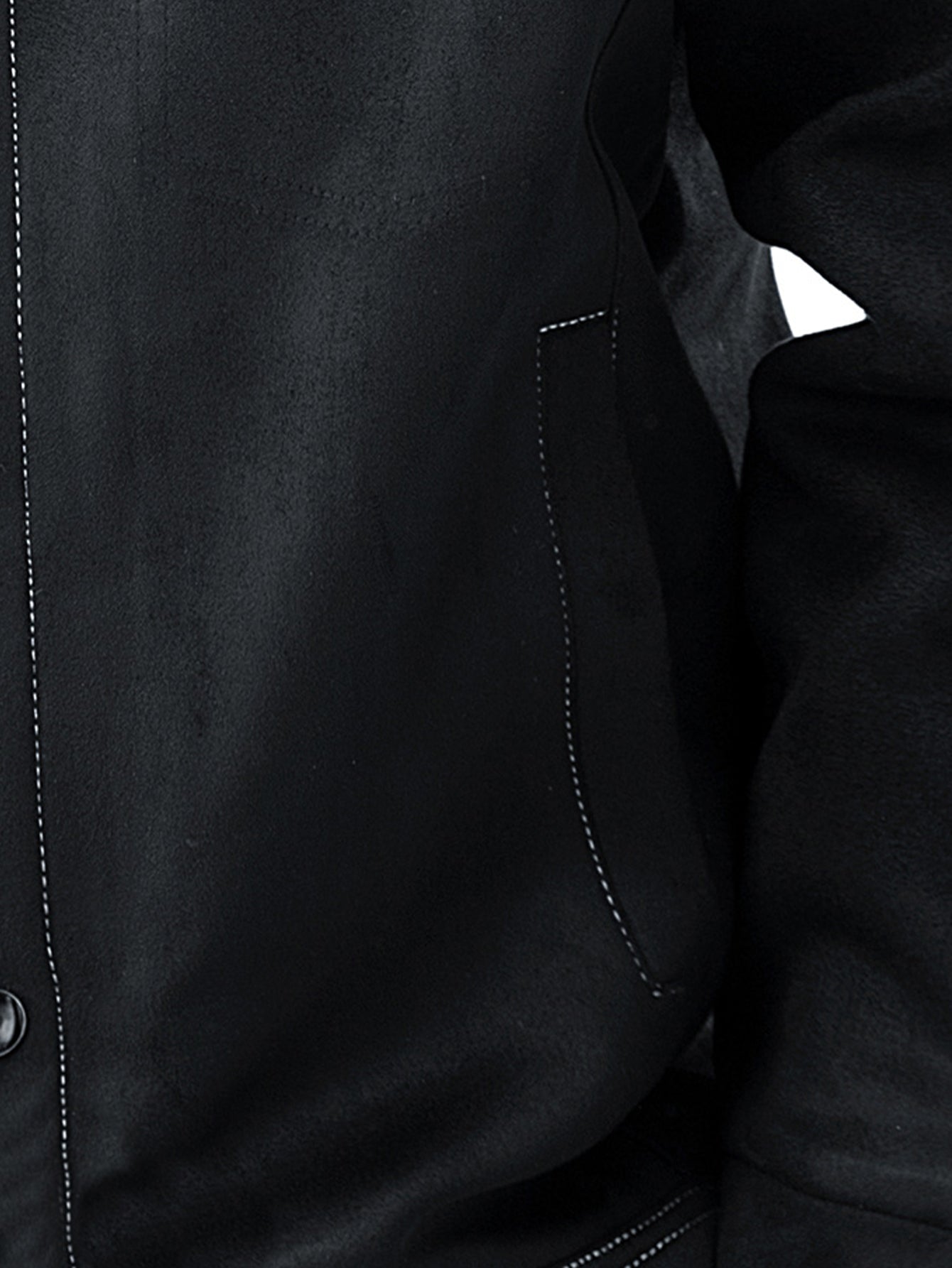 Wildlederjacke mit kuscheligem Teddyfutter