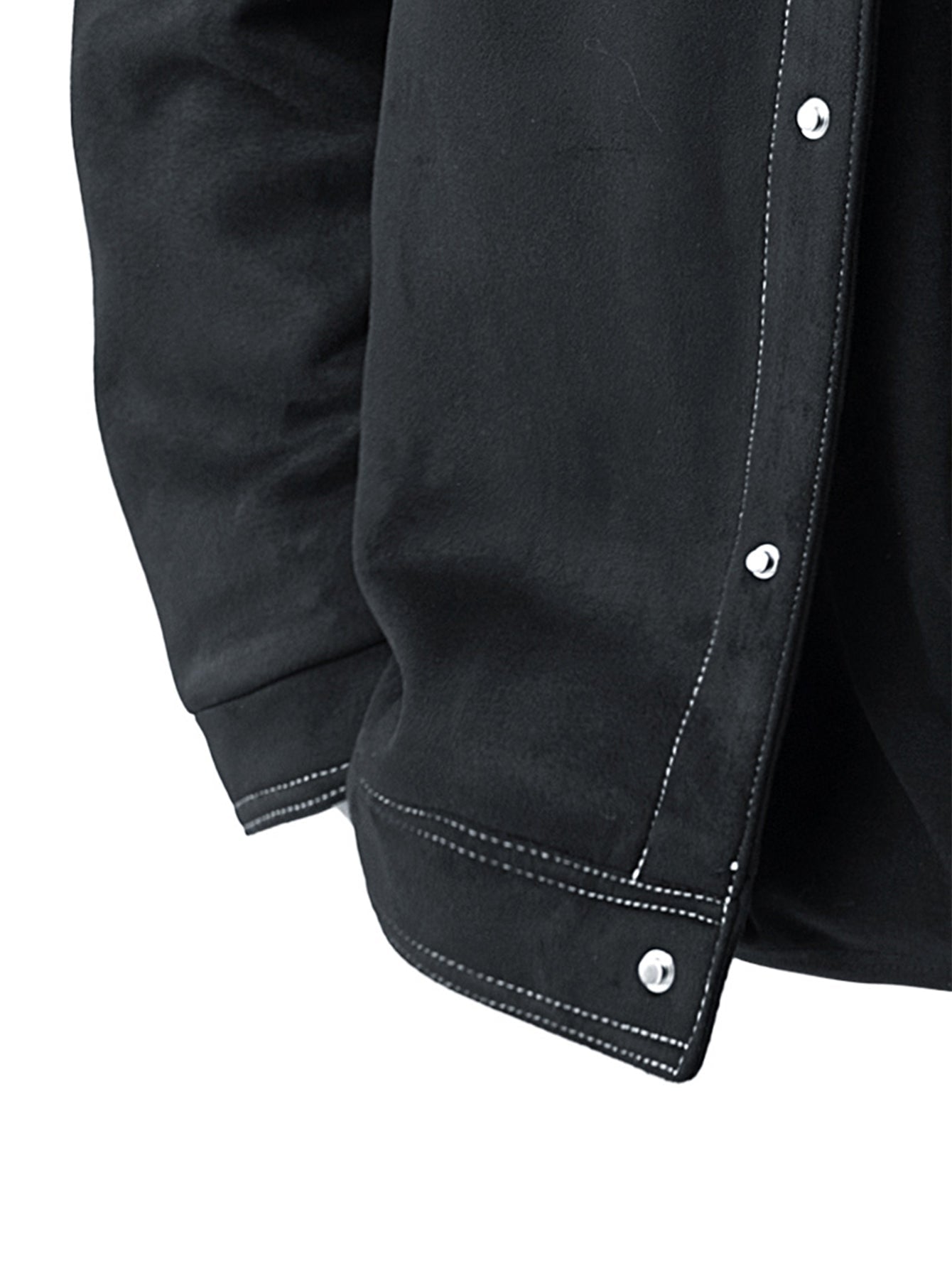 Wildlederjacke mit kuscheligem Teddyfutter