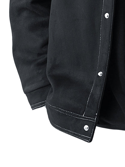 Wildlederjacke mit kuscheligem Teddyfutter