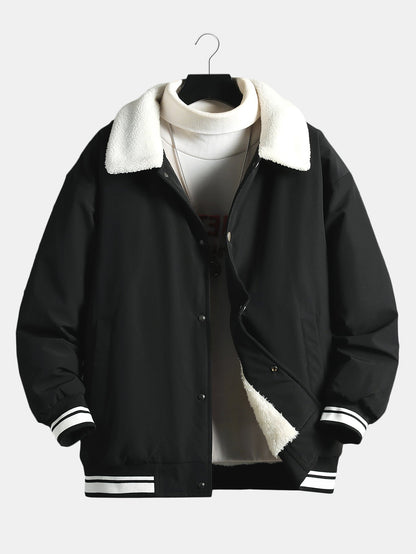 Teddy gefütterte Baseballjacke