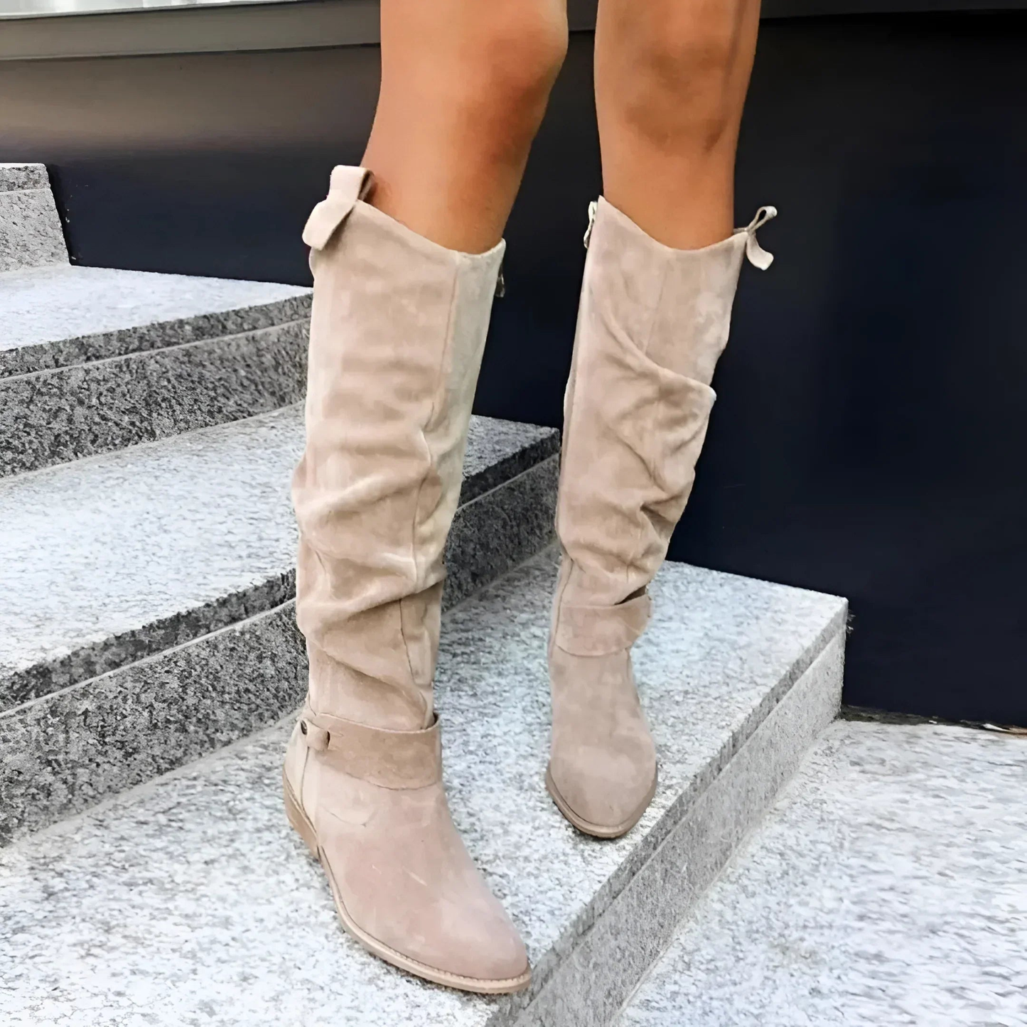 Reverie | Stylische Wildleder-Knieboots