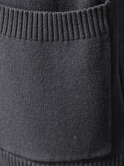 Cardigan-Pullover mit praktischen Taschen