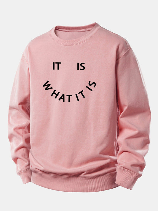 Es Ist Wie Es Ist - Lässig Sitzt Sweatshirt