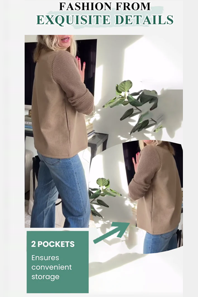 Alesia - Stilvoller Casual Button Blazer