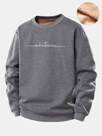 Cozy Teddy Fleece Sweatshirt with Unique Print