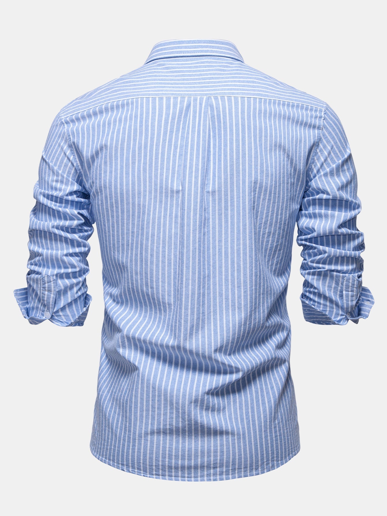 Cowboy-Stickerei Baumwoll-Oxford Hemd mit Streifen