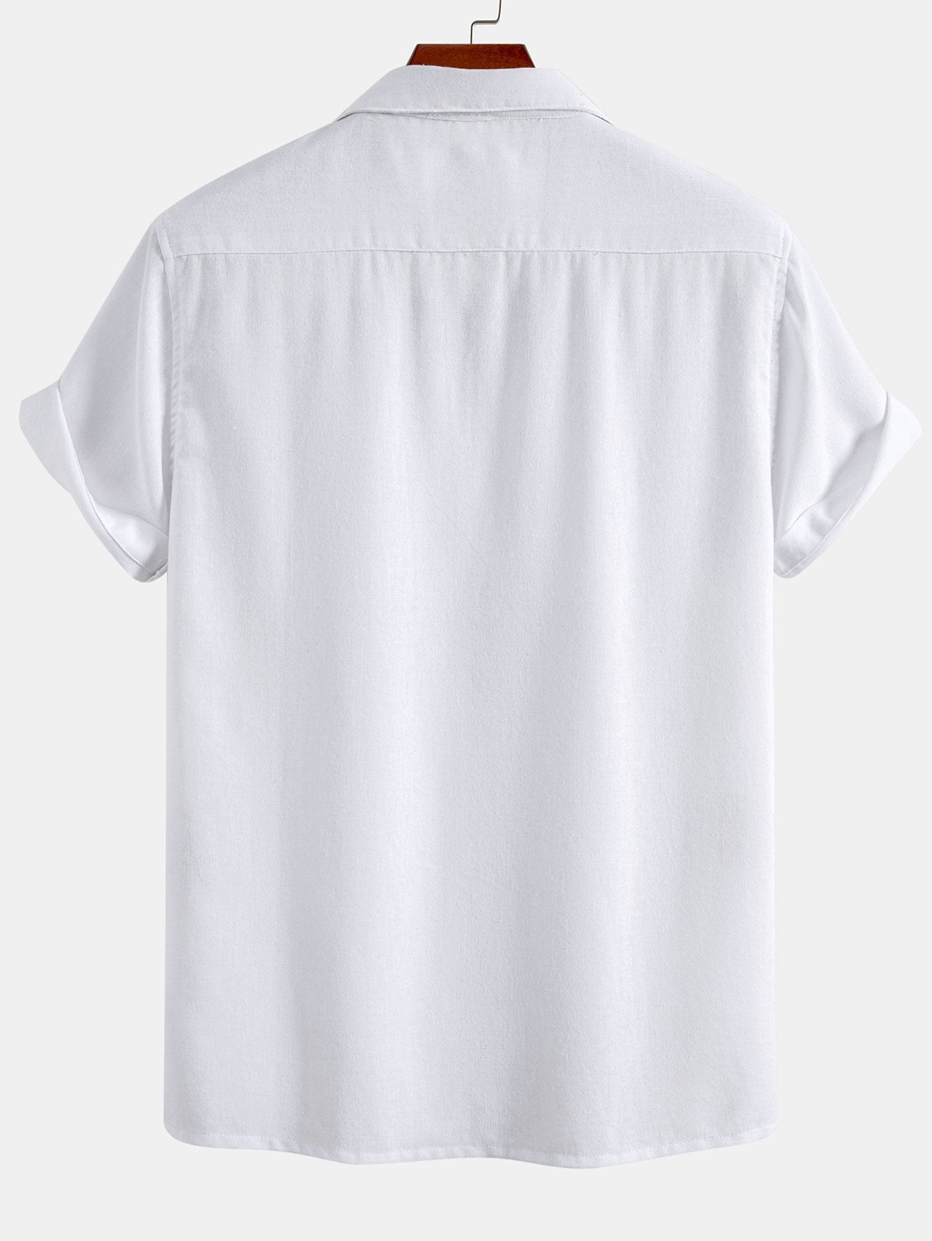 Leinen-Cuban Shirt mit praktischen Taschen