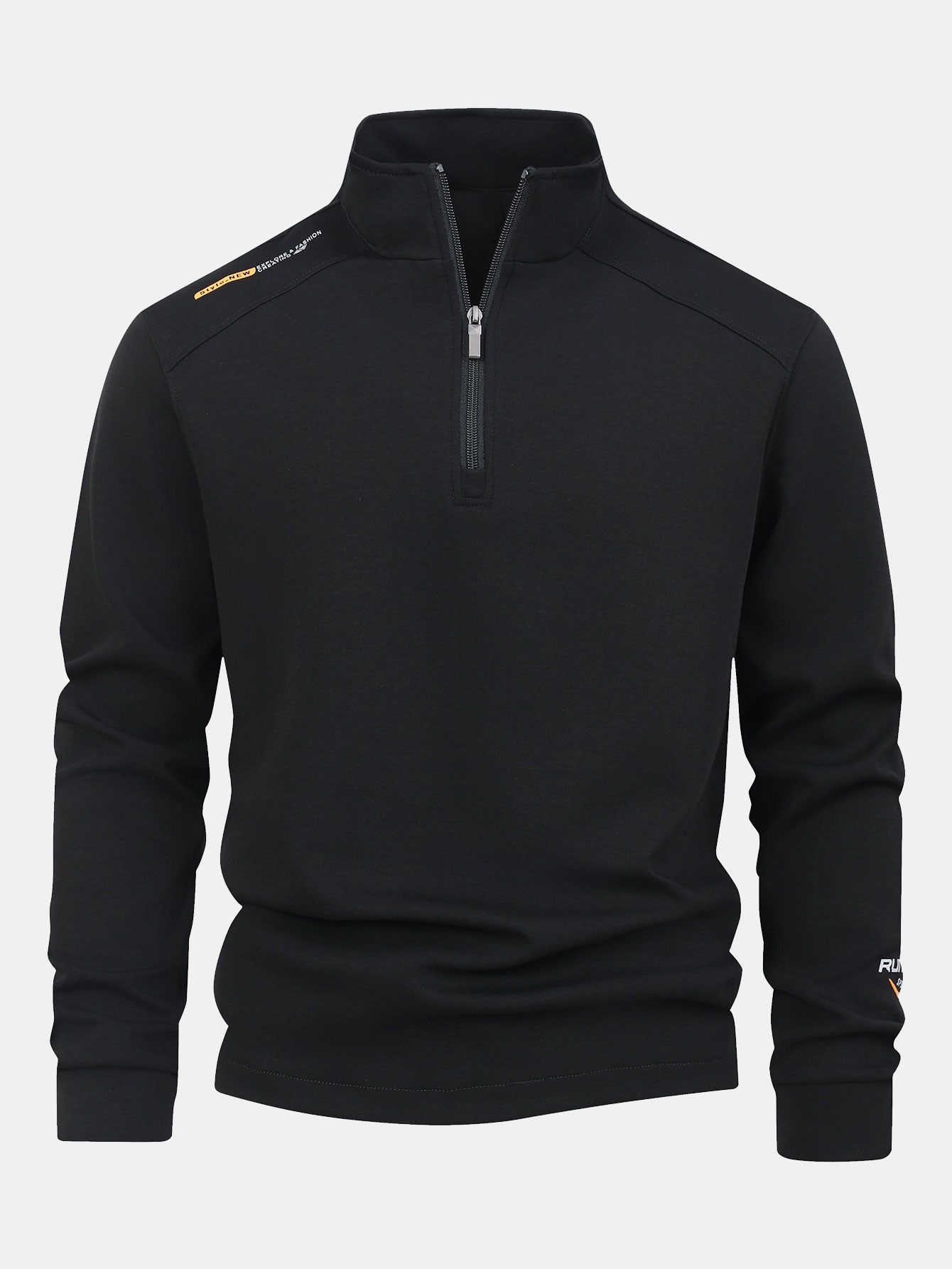 Sweatshirt mit Viertel-Reißverschluss