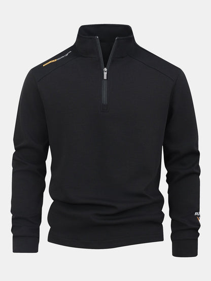 Sweatshirt mit Viertel-Reißverschluss