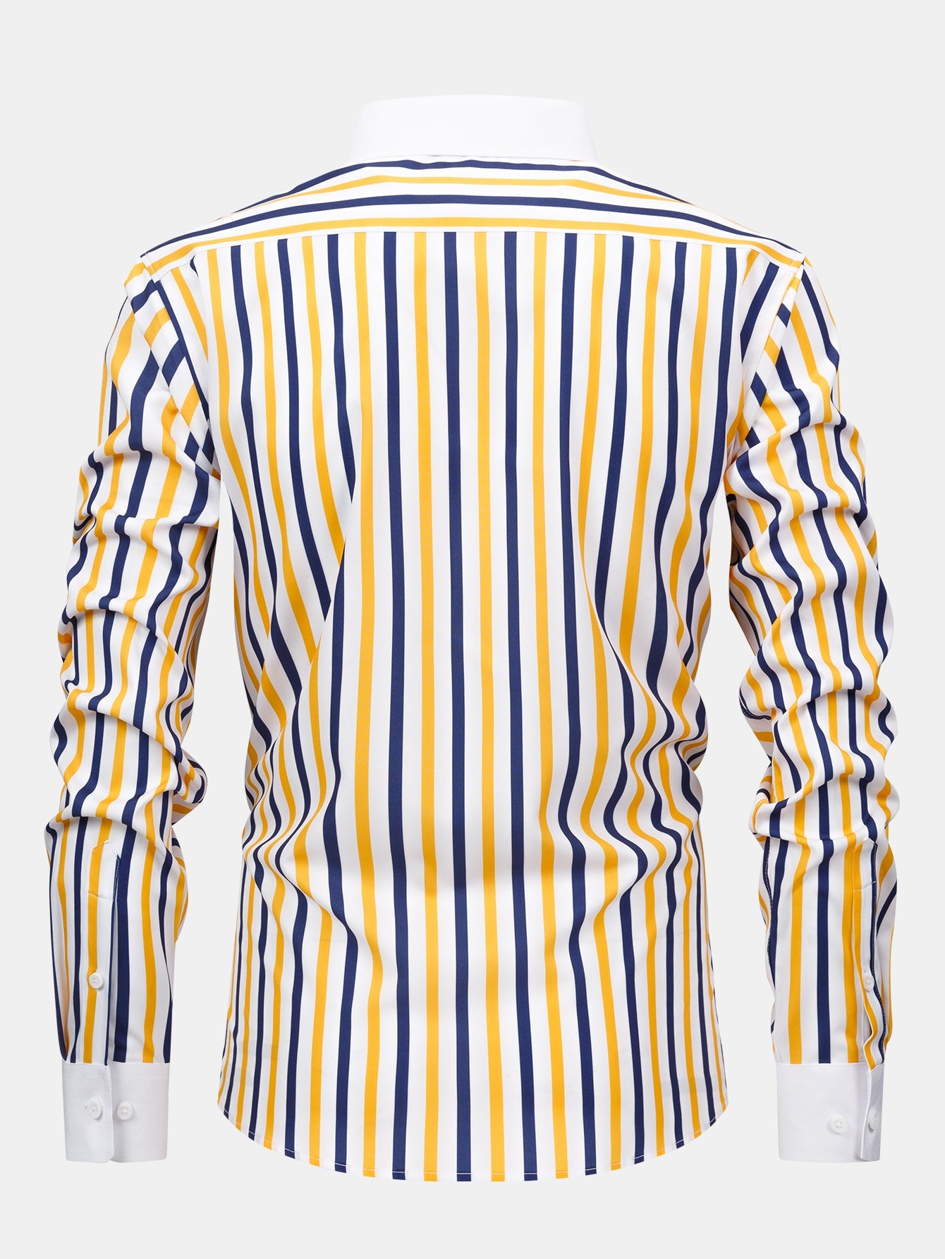 Gestreiftes Langarmhemd mit Knöpfen in Winchester-Design