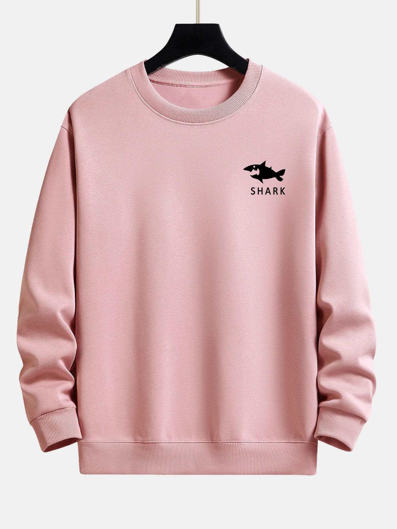 Hai-Motiv Sweatshirt im lässigen Schnitt