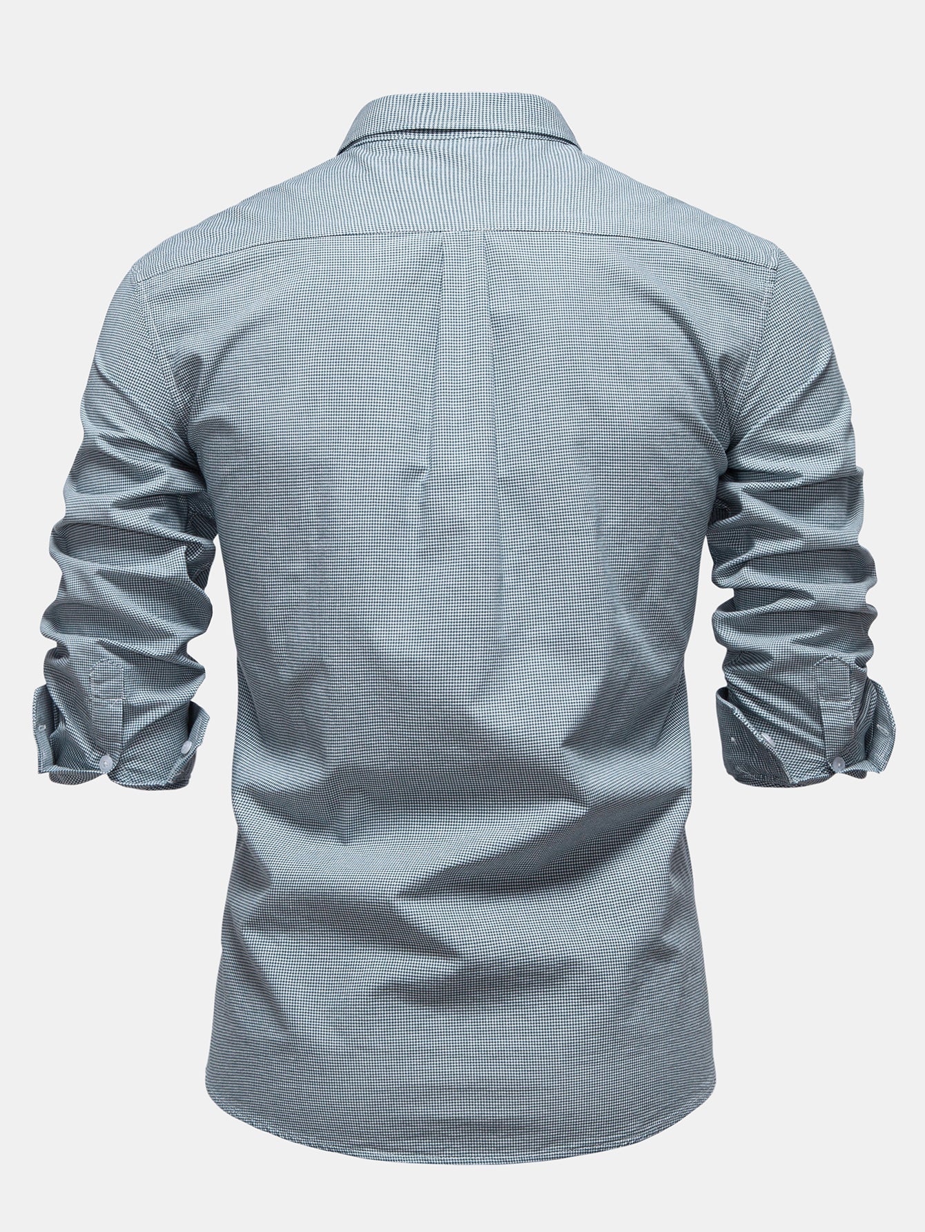 Cowboy Stickerei Baumwolle Hahnentritt Hemd mit Knöpfen