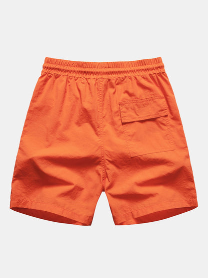 Herren Mid-Length Badehose mit Kordelzug