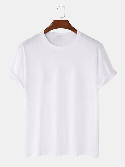 Basic T-Shirt aus 100% Baumwolle