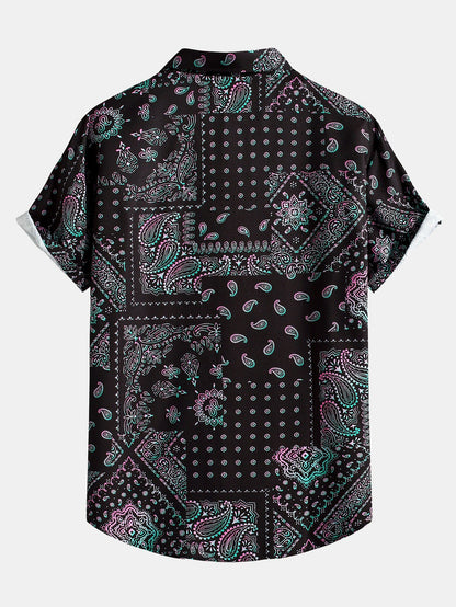 Knopfhemd mit Paisley-Muster