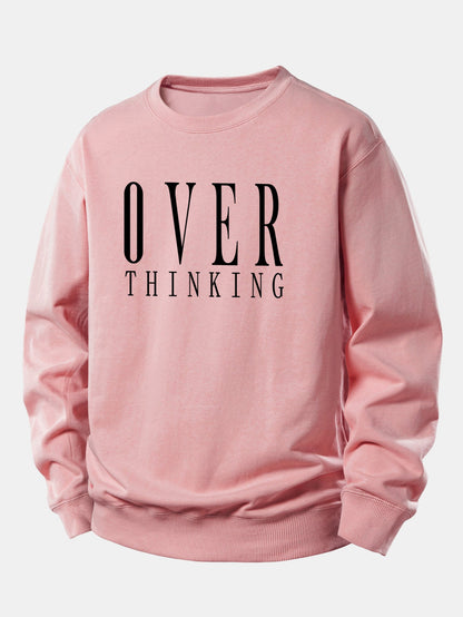 Überdenken Print Relax Fit Sweatshirt