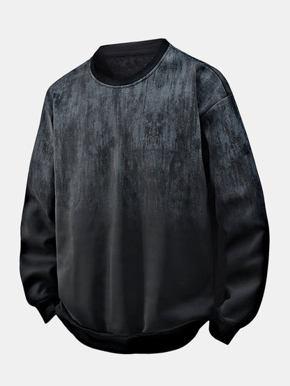 Batikkunst Sweatshirt mit lockerem Schnitt