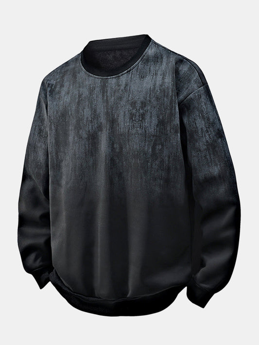 Batikkunst Sweatshirt mit lockerem Schnitt