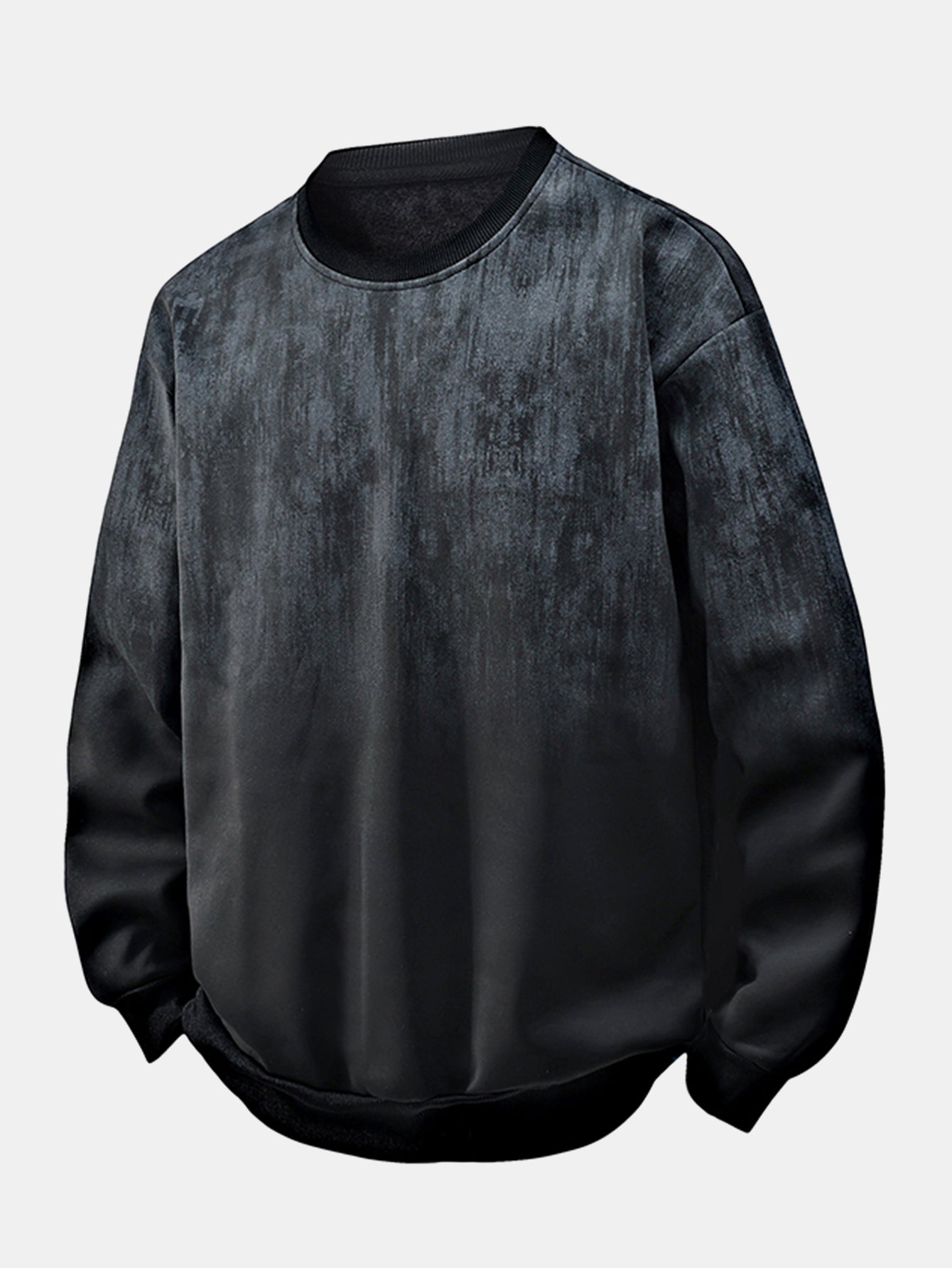 Locker sitzendes Batik-Sweatshirt