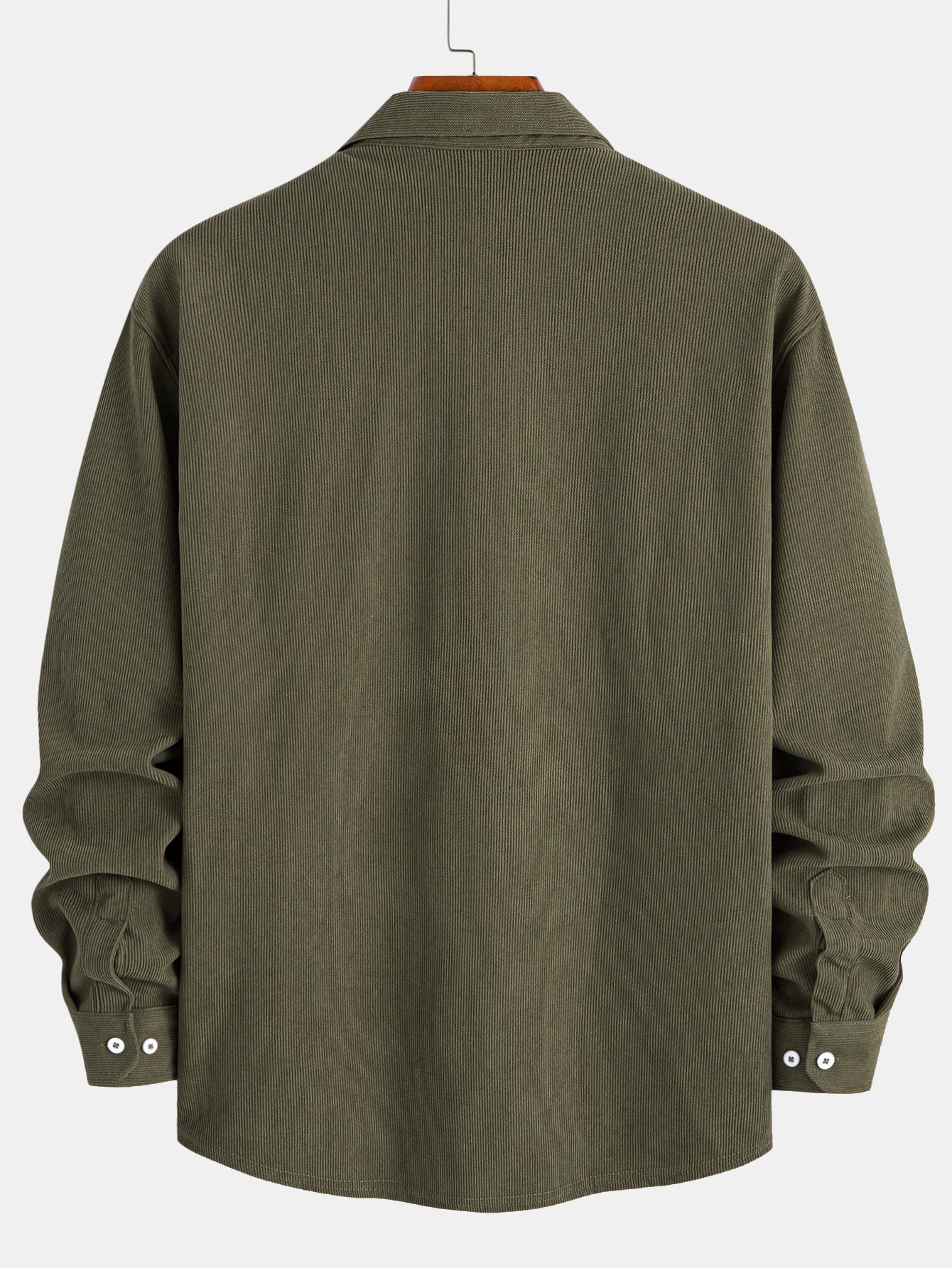 Plüschgefüttertes Cordhemd