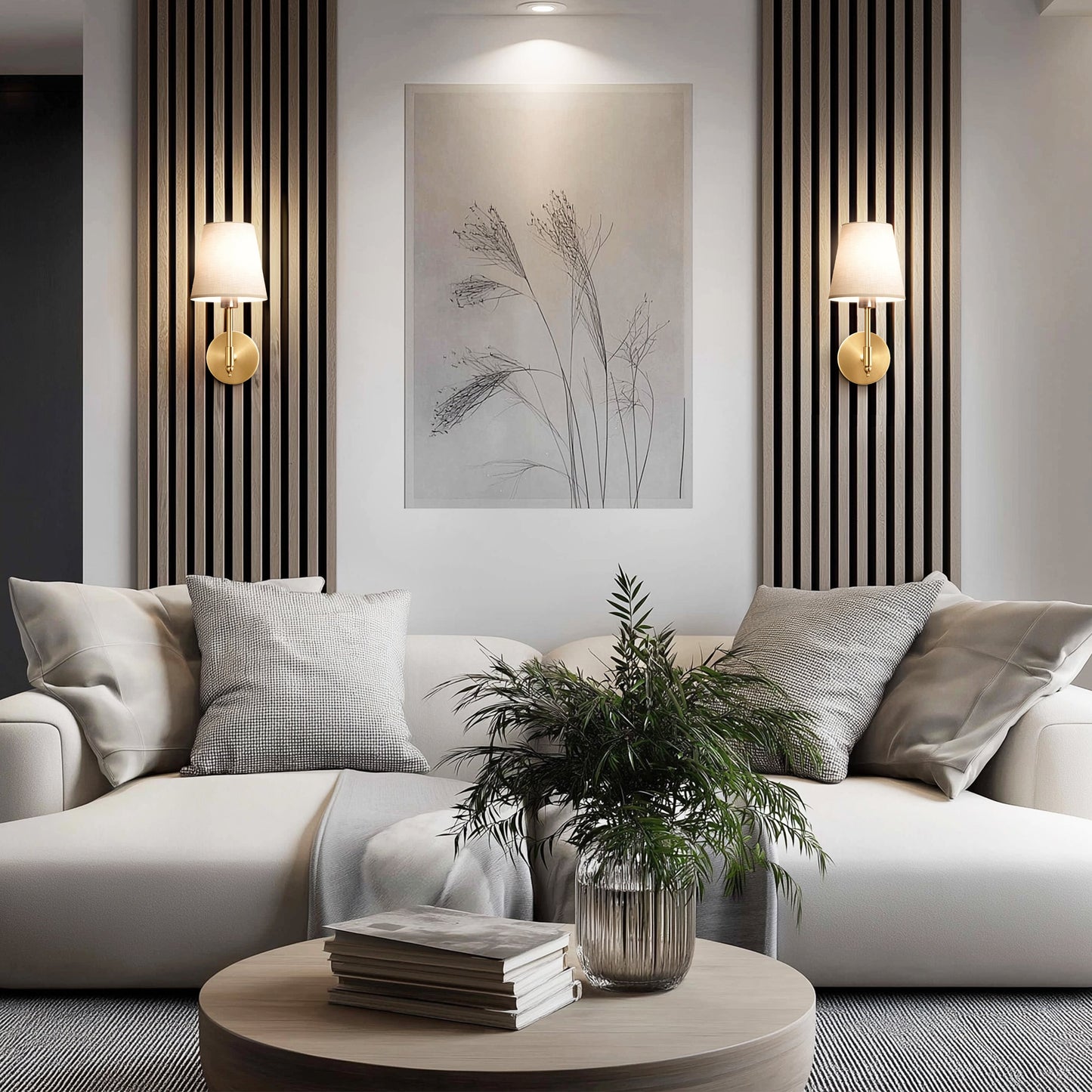 MODERNE DRAHTLOSE WANDLEUCHTEN (SET AUS 2)