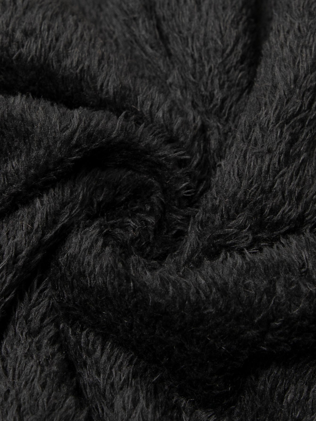 Kunstpelz-Reißverschlussjacke