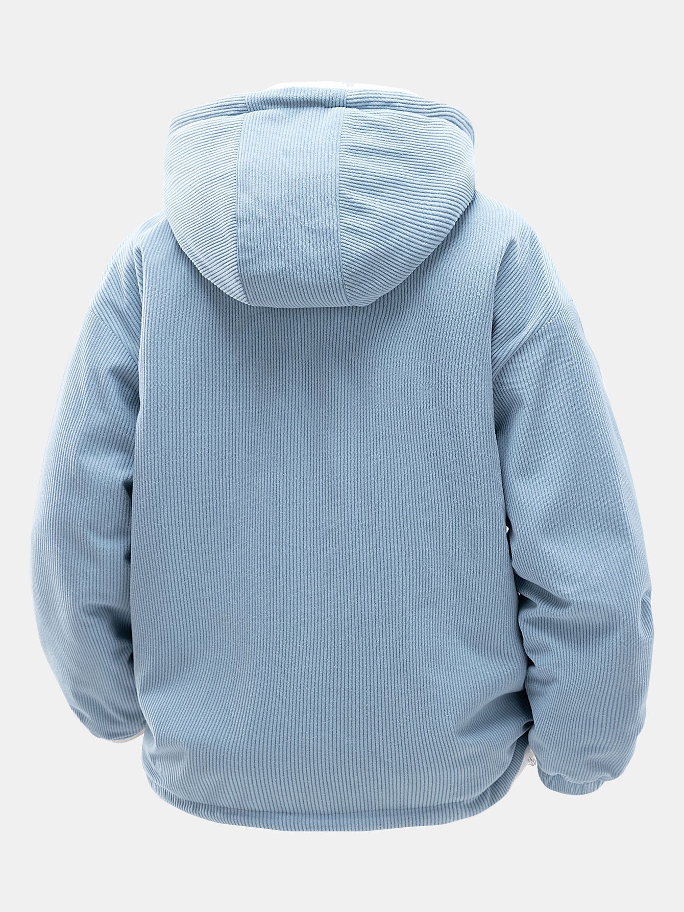 Teddy Corduroy Wendbare Kapuzenjacke