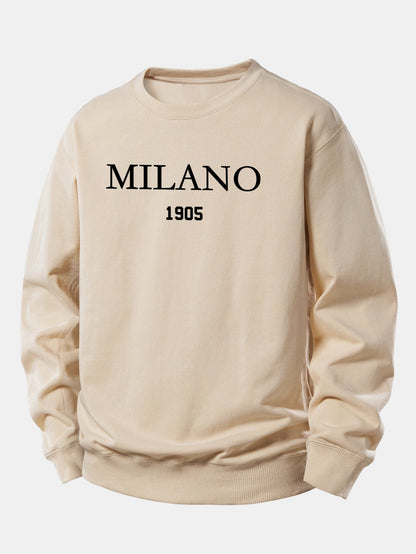 Milano Print Relax Fit Sweatshirt