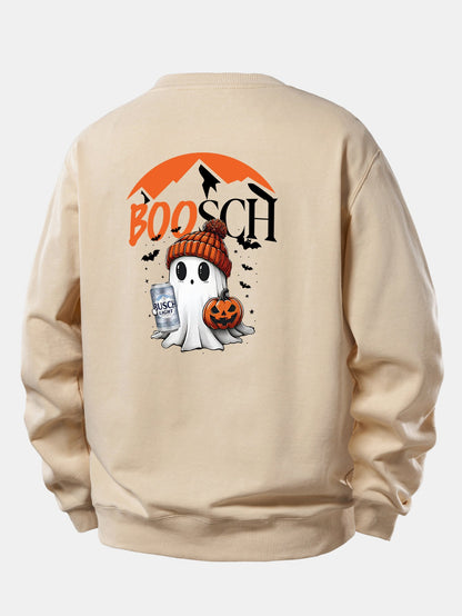 BOOSCH Bier Geist Druck Relaxed Fit Sweatshirt
