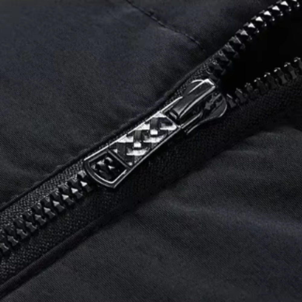 Elegante wattierte Pufferjacke