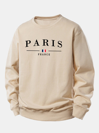 Paris Print Relaxed Fit Sweatshirt