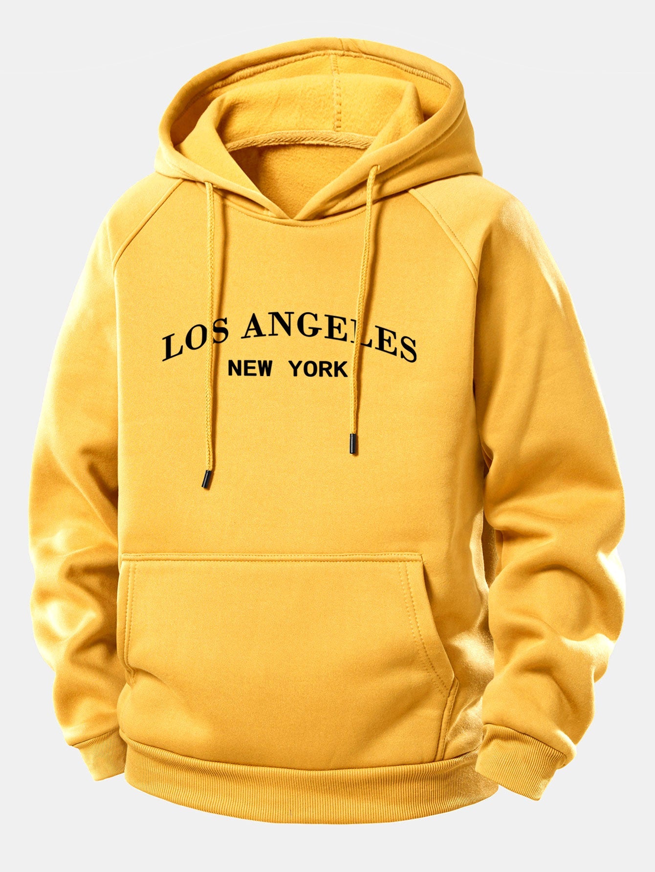 Los Angeles Bedruckter Kapuzenpullover mit Kordelzug