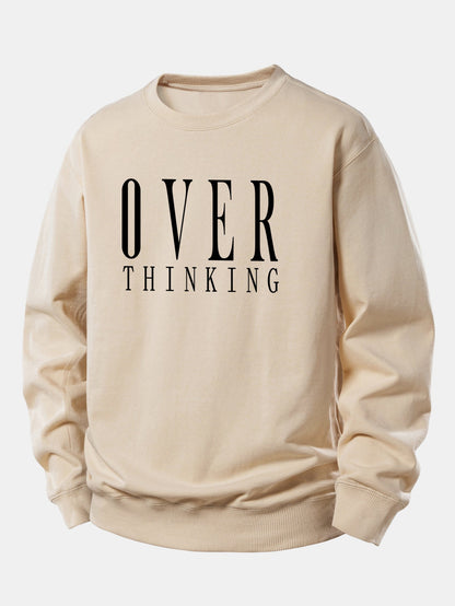 Überdenken Print Relax Fit Sweatshirt