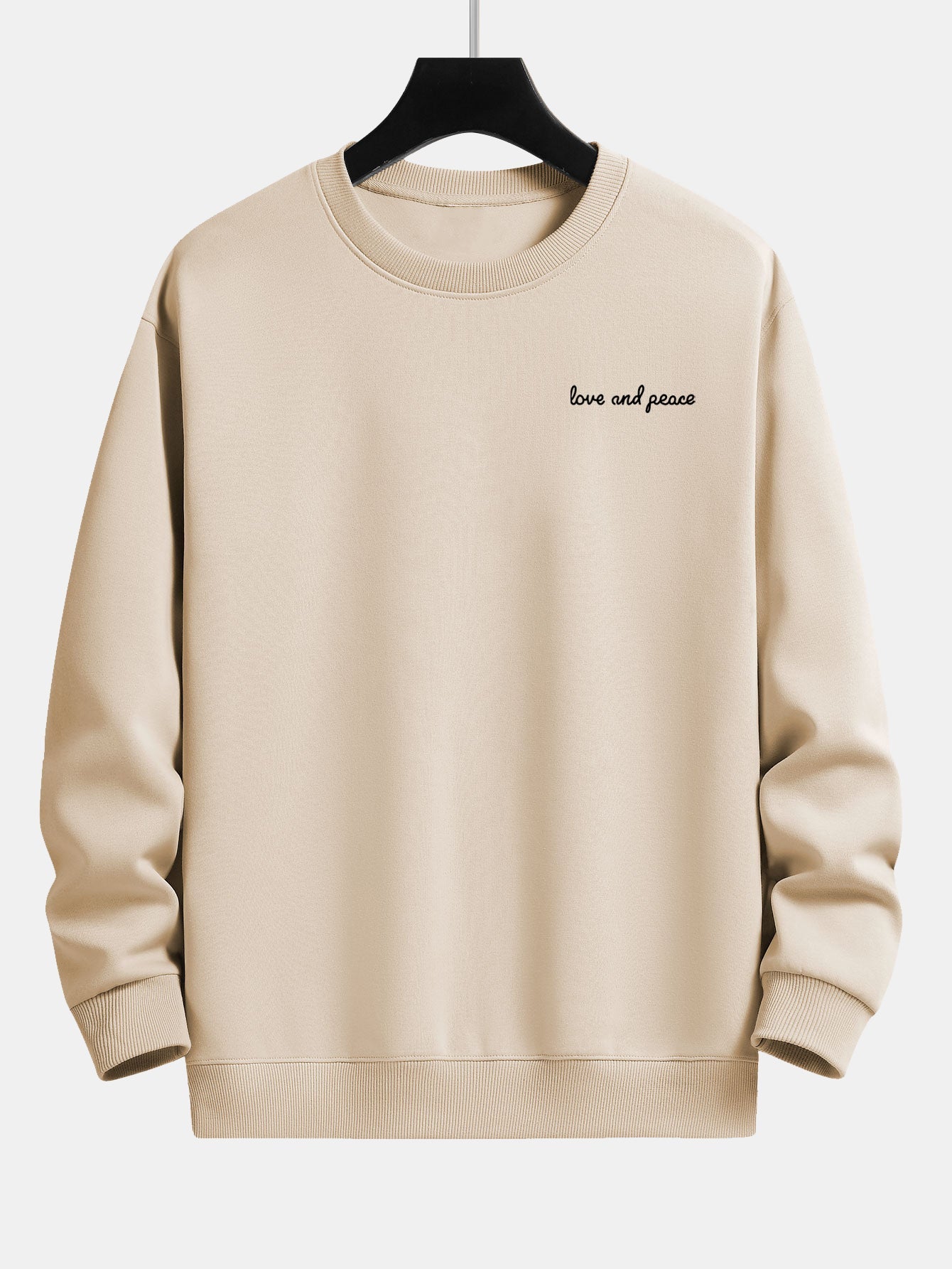 Love & Peace Graphic Sweatshirt with Locker Fit