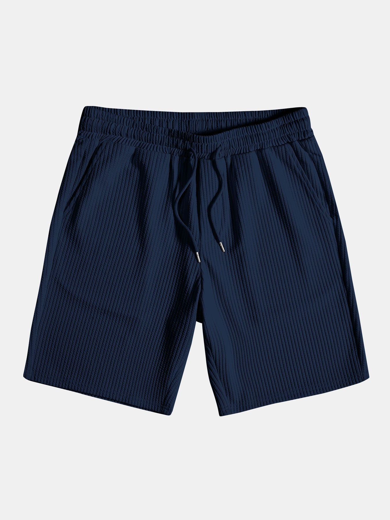 Muscle Fit Rip-Button-Up Shirt & Shorts Set