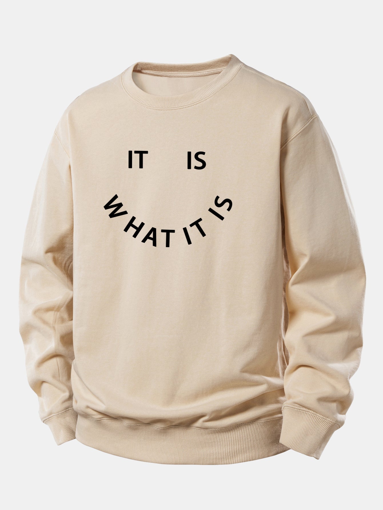 Es Ist Wie Es Ist - Lässig Sitzt Sweatshirt