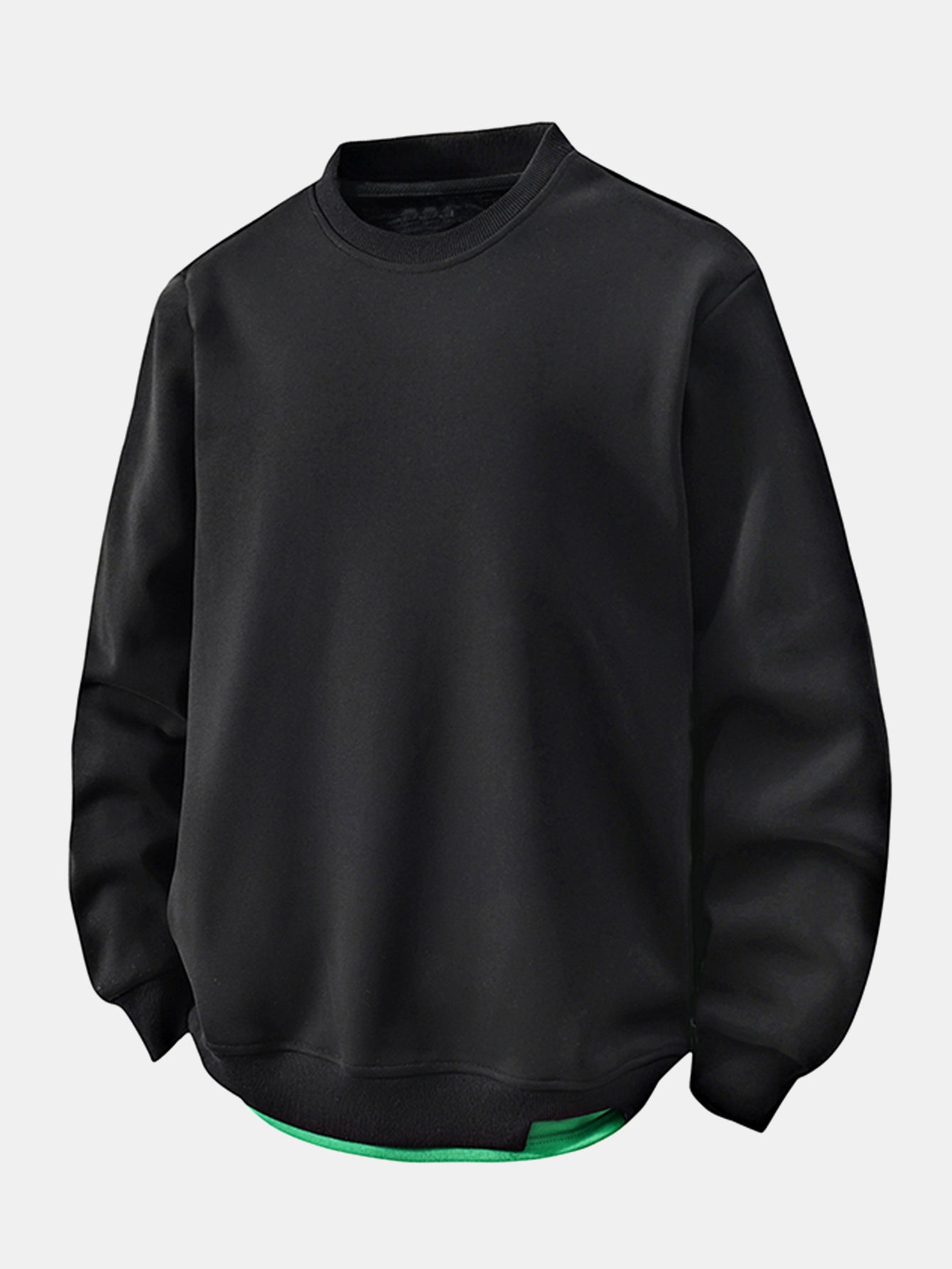 Locker sitzendes 2-in-1 Sweatshirt mit Rundhalsausschnitt