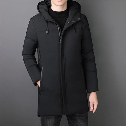 Elegante lange Herrenjacke
