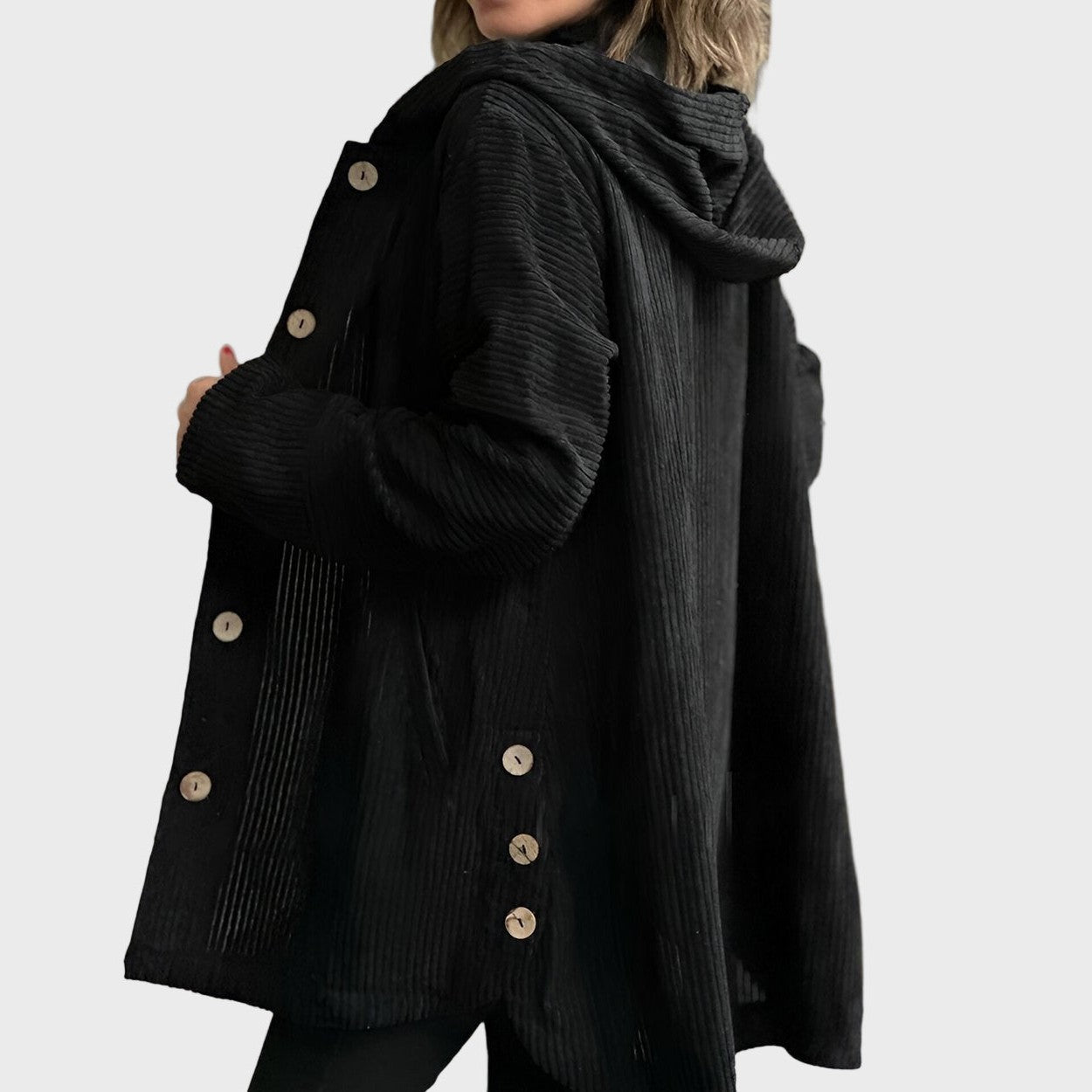 Indie | Cordjacke mit Kapuze